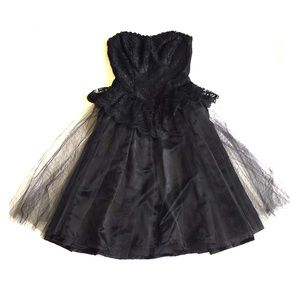 VINTAGE 80s Cocktail Prom Dress